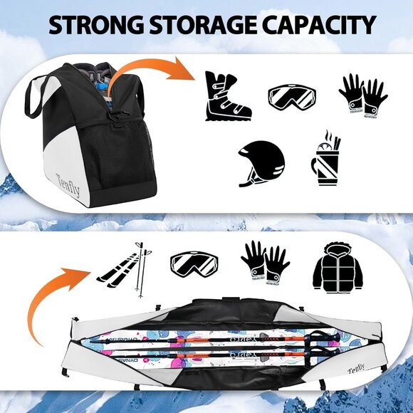 Ski Bag and Boot Bag Combo - Picture 8 of 8